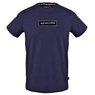 Aquascutum - T-Shirt für Herren, Baumwolle (Marine)