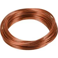 mumbi Basteldraht Basteldraht Aluminium Braun 10m, 2mm stark – Schmuck- & Dekodraht DIY