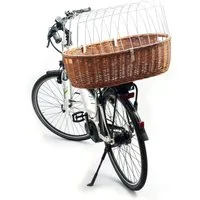 Aumüller Tierfahrradkorb Fahrrad-Transportkorb für Hunde, L: 72 cm, Gepäckträgermontage