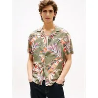Tommy Hilfiger Kurzarmhemd LIGHTWEIGHT LEAF AOP SS SHIRT modischer Blätter-Print