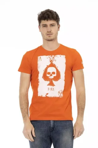 Ace Of Spades T-Shirt Orange