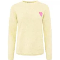 Zwillingsherz Kaschmirpullover 100% Kaschmir Pullover mit Herz