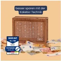 SavinX Spardose SparBox Original (6Größen) - mit Zahlen zum Ankreuzen•Wiederverwendbar