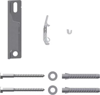 Kermi Wandkonsolen-Set kurz für Duett WA 61mm, weiß, ZB02820003 ZB02820003