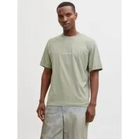 Jack & Jones Rundhalsshirt JORNORREBRO EMB TEE SS CREW NECK NOOS Baumwolle, locker geschnitten