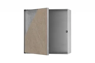ESS T-BOX 14 befliesbar Edelstahl Wandnische 30x30x14 cm, inkl Rohbauset, BOXT-30x30x14 BOXT-30x30x14