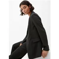 s.Oliver Jackenblazer Indoor-Blazer Longblazer aus Viskosemix