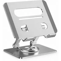 XEOOCE Tablet-Ständer Tablet Halterung, faltbar, 360° drehbar, Aluminium Ständer 5kg, (Einzelgerät)