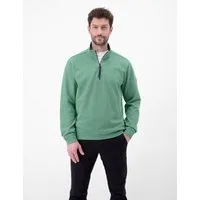 LERROS Sweater SELANIK Troyerkragen mit Reißverschluss