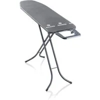 Leifheit Bügelbrett Bügeltisch Classic M Black, Bügelfläche 38.0x120.0 cm, Höhenverstellbar, Bügelfläche 120 x 38cm, feste Bügeleisenablage