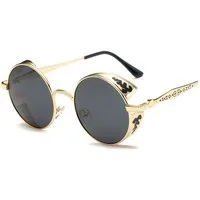 PACIEA Sonnenbrille Damen Herren Rundrahmen UV Schutz Polarisiert Mode