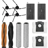 VERCO Reinigungsbürsten-Set Reinigungskit für Dreame, Für Dreame Aqua10 Ultra Roller, Für Dreame Aqua10 Ultra Roller Complete, (12-tlg), Ersatz Teile Set Wartungskit Filter Seitenbürste Zubehör Bürste