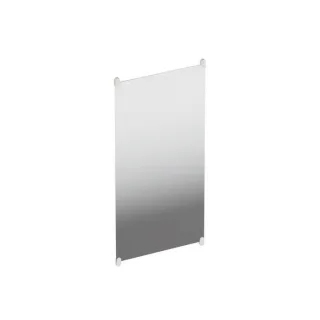 Hewi S 801 Wandspiegel 801.01B30097 600x1200x6mm, mit Haltern, matt, lichtgrau