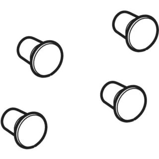 Geberit Set Deckkappen für Metallrahmen 246173001