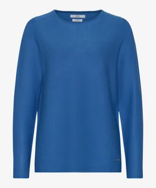 BRAX - Pullover - Lesley blau - Gr. - 36