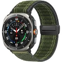Tec-Expert Smartwatch-Armband für Samsung Galaxy Watch Ultra 47 mm Armband Ersatz Wechsel Band, Nylon Textil mit Magnetverschluss, stufenlos Verstellbar atmungsaktiv
