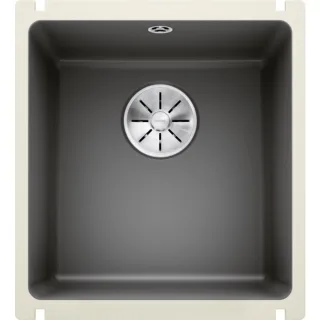 Blanco Subline 375-u Spüle 523731 41,4x45,6cm, PuraPlus basalt, für Unterbau