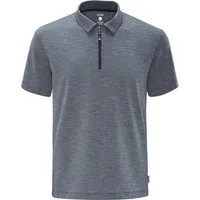 SCHNEIDER Sportswear Poloshirt MELM-POLO ELBLAU-MELIERT