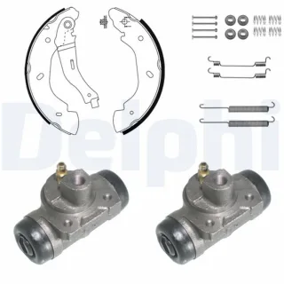 Delphi Bremsbacken vormontiert hinten Ford Transit KP1083