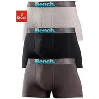 Bench. Boxer Boxershorts für Herren (Packung, 3-St) Unterhosen mit Logo Webbund