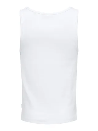 ONLY&SONS - ONSTANNER REG SL TANK TOP NOOS Bright White - Gr. - XXL