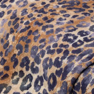 Musselin/Doppel-Gaze "Leo-Print", braun-color