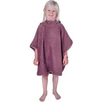 Wörner Badeponcho Uni, Frottier, Kapuze, maschinenwaschbar, trocknergeeignet