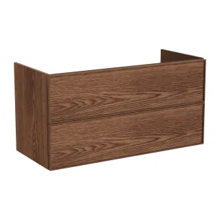 VitrA New Metropole Edge Waschtischunterschrank mit 2 Vollauszügen 118 x 52 x 60 cm (BxTxH),67372 67372