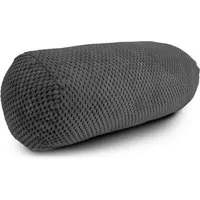 Amilian Nackenrolle 15x40 cm Nackenrollenbezug & Bettrolle - weiche Kissenrolle XXL, Kissen mit Bezug, Bettrolle mit abnehmbarem Bezug, abnehmbar, formstabil, waschbar 30°C