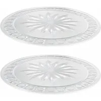 WESTMARK Kuchenplatte 2 Tortenplatten, Ø 31 cm, Glasoptik, Bruchunempfindlich, Kunststoff, PS