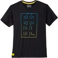 redfield Print-Shirt Redfield Rundhalsshirt in großen Größen bis 10XL, schwarz