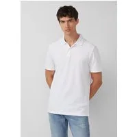 s.Oliver Kurzarmshirt Polo-Shirt Poloshirt aus Baumwollpiqué