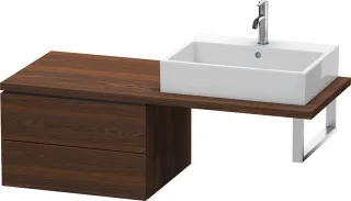 Duravit L-Cube Unterschrank für Konsole Nussbaum gebürstet Matt 620x547x400 mm - LC583806969 LC583806969