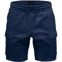 Amaci&Sons Cargoshorts CLERMONT Cargoshorts Herren Bermuda Sweat Cargo Short Hose Regular Fit