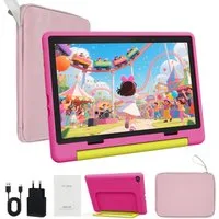 BUFO Android 16 10-Zoll, 24(3+21) GB RAM + 64 GB ROM (TF Expand 1TB) Kinder Tablet (10", 64 GB, Android 16, WiFi 6, Android 16, HD IPS 1280x800, 6000mAh, für Spiel und Lernen)