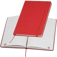 Macma Notizbuch Notizbuch / DIN A5 / Umschlag aus PU / 160 linierte Seiten / Farbe: ro