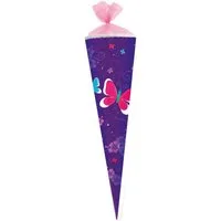 Herlitz Schultüte Herlitz Schultüte / Zuckertüte / 85cm / eckig / "Schmetterlinge"