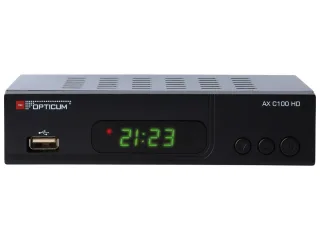 RED OPTICUM DVB-C HDTV-Receiver AX C100 HD, schwarz