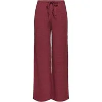 ONLY Chinos ONLERIKKA HW WIDE CRINKLE PANT PNT, Brick Red