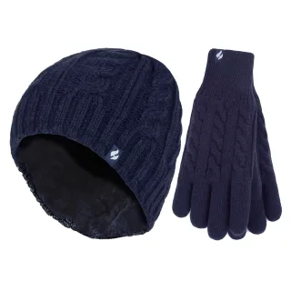 Damen Fleecegefüttertes Thermohut- und Handschuhset für den Winter