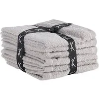 Sansibar Sylt Seiftuch Sansibar 6er Set Frottier-Serie Classic, 30x30 cm, (Set), mit hochwertiger Sansibar Säbel Stickerei