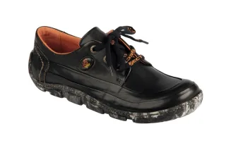 Eject 12991 FLIGHT_D Damenschuhe sportliche Halbschuhe schwarz Echtleder