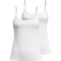 CALIDA Unterhemd Damen Unterhemd 2er Pack Baumwolle (Packung, 2er Pack)