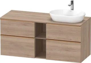 Duravit D-Neo Konsolen-Waschtischunterbau wandhängend 1400x550x664 Az 2 Ei DE4970R04550000