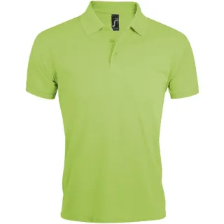 SOLs Mens Prime Pique Plain Short Sleeve Polo Shirt (Apfelgrün)