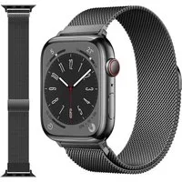 Widmann-Shop Smartwatch-Armband Apple Watch Armband Band Series Ultra 12 11 10 9 8 SE 7 6 5 38 - 49 mm, Schmutzabweisend, Atmungsaktiv