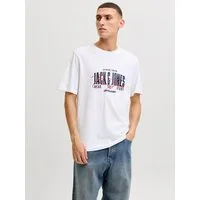 Jack & Jones T-Shirt JJAERO TEE SS CREW NECK Baumwolle, regular fit