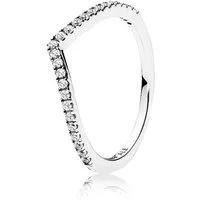 Pandora Silberring 196316CZ, für Damen-Ring Funkelnder Wunsch