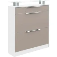borchardt Möbel Schuhschrank Oliva Breite 89 cm, stehend, mit 2 Doppeltrommeln und 1 Schubkasten
