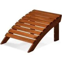 KHG Fußhocker Anstellhocker im Countryhouse-Look, bis 100 kg belastbar (Outdoor-Fußhocker), aus Eukalyptus-Holz, zum Schutz geölt, FSC-Zertifiziert